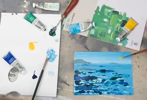 Winsor & Newton Winton Oil Color Paint Set, Seascape, 5 x 37ml Tubes | Vibrant, Lightfast & Large Volume thumbnail 4