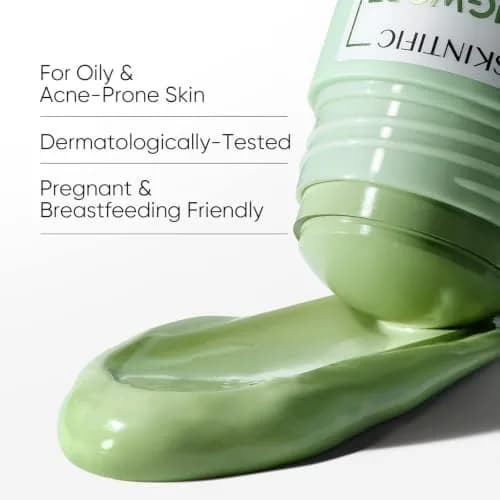 SKINTIFIC Mugwort Clay Stick Face Mask with Centella & Salicylic Acid | Calms Redness & Pores, 40g (1.41 Oz) thumbnail 4