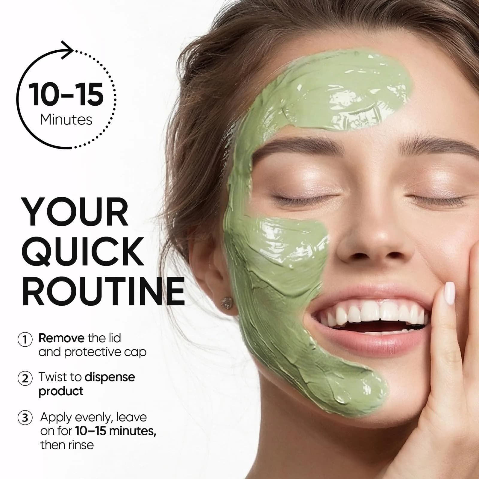 SKINTIFIC Mugwort Clay Stick Face Mask with Centella & Salicylic Acid | Calms Redness & Pores, 40g (1.41 Oz) - view 8
