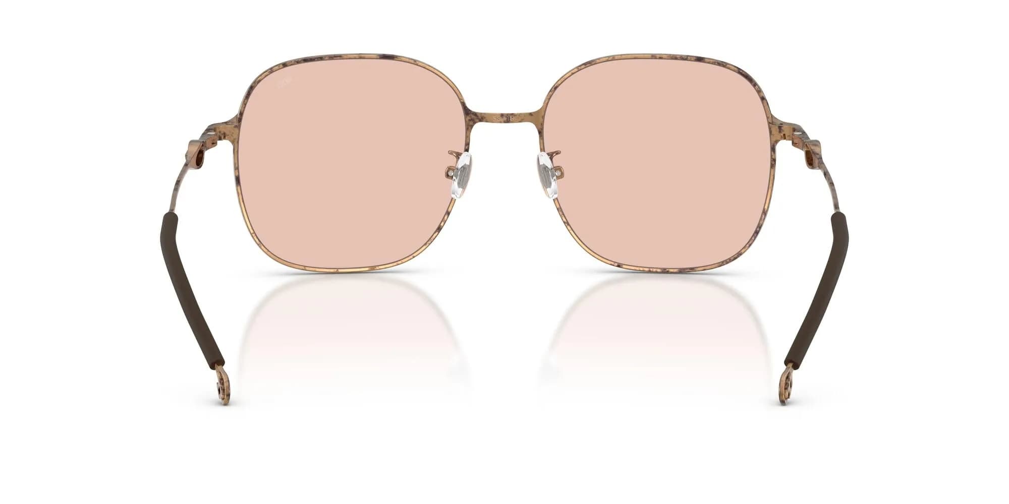 Diesel DL1010D Square Sunglasses Paper Transparent Bronze/Pale Rose 58mm | UV Protection - view 4