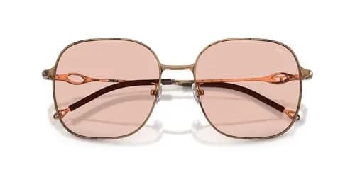 Diesel DL1010D Square Sunglasses Paper Transparent Bronze/Pale Rose 58mm | UV Protection thumbnail 5