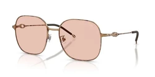 Diesel DL1010D Square Sunglasses Paper Transparent Bronze/Pale Rose 58mm | UV Protection thumbnail 2