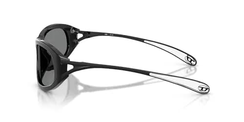 Diesel DL2007U Universal Fit Sunglasses 57 mm | Cat Eye, UV Protection, Black/Dark Grey thumbnail 3