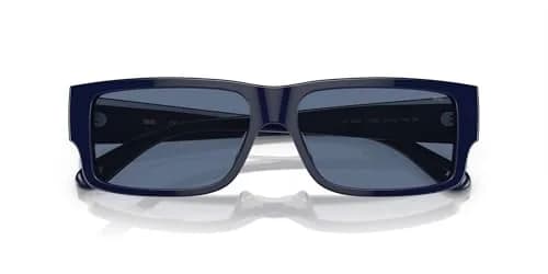 Diesel DL2003 Sunglasses, 57 mm | Shiny Blue Frame & Solid Blue Lenses, UV Protected thumbnail 5