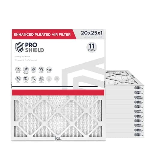 Proshield 20x25x1 MERV 11 HVAC Air Filter | 12 Pack for Better Indoor Air Quality thumbnail 1