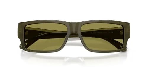 Diesel DL2003 Sunglasses, Green/Green, 57 mm | UV Protected, Unisex, Classic Style thumbnail 5