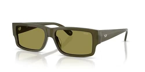 Diesel DL2003 Sunglasses, Green/Green, 57 mm | UV Protected, Unisex, Classic Style thumbnail 2