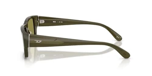 Diesel DL2003 Sunglasses, Green/Green, 57 mm | UV Protected, Unisex, Classic Style thumbnail 3