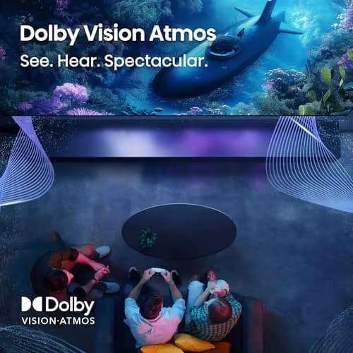 Hisense 55" E6 Cinema Series Hi-QLED 4K UHD Smart Fire TV (55E6QF) - AI Light Sensor, Dolby Vision Atmos, Voice Remote with Alexa thumbnail 7