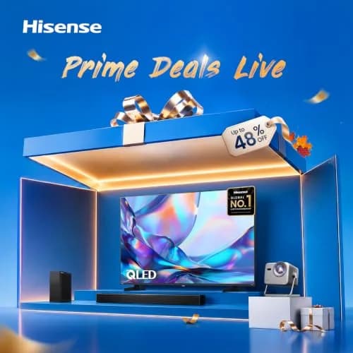 Hisense 55" E6 Cinema Series Hi-QLED 4K UHD Smart Fire TV (55E6QF) - AI Light Sensor, Dolby Vision Atmos, Voice Remote with Alexa thumbnail 2