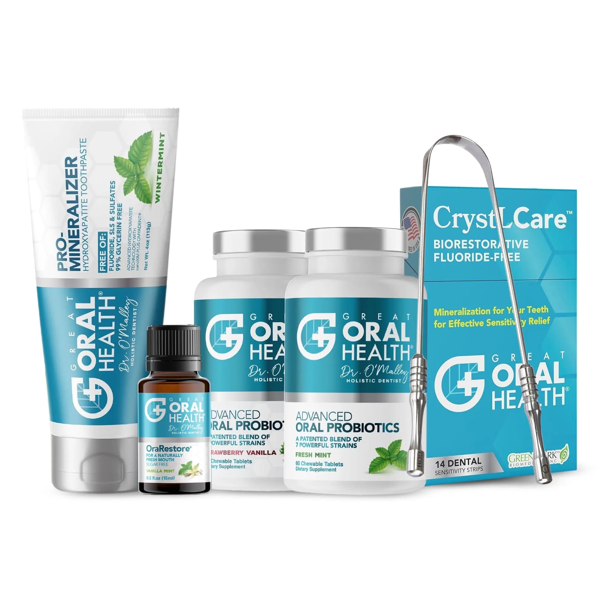 Great Oral Health Oral Probiotics Multi Flavor Super Bundle | Dentist Formulated for Bad Breath & Gum Health - main product image