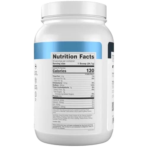 Transparent Labs Grass-Fed Whey Protein Isolate Strawberry Milkshake 1.04 kg (2.3 lb) | 28g Protein Per Serving thumbnail 8