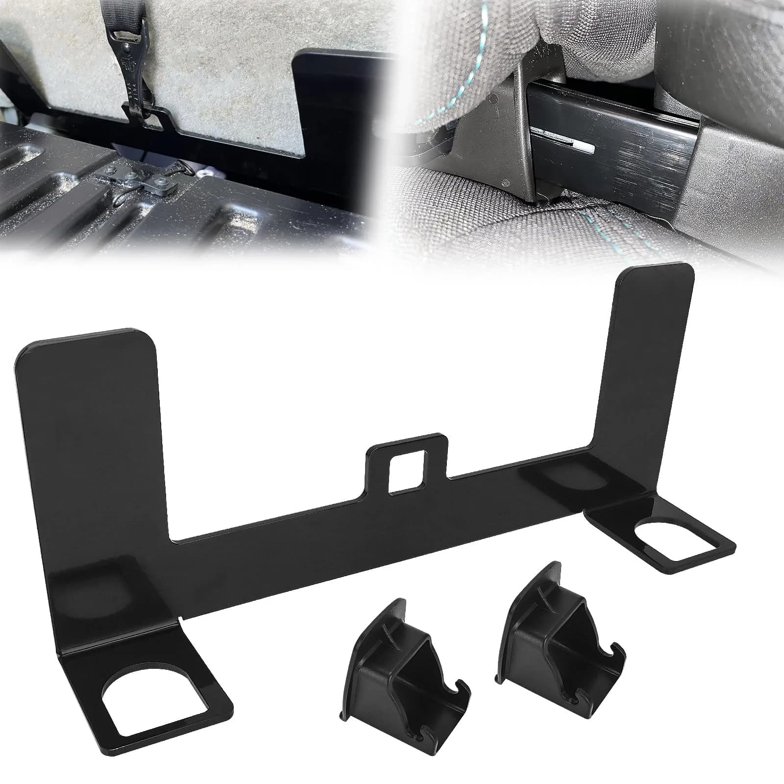 NORTHYUN Car Seat Latch Anchor Child Safety Seat Tether Kit | Universal ISOFIX Adapter for Older Vehicles — Black