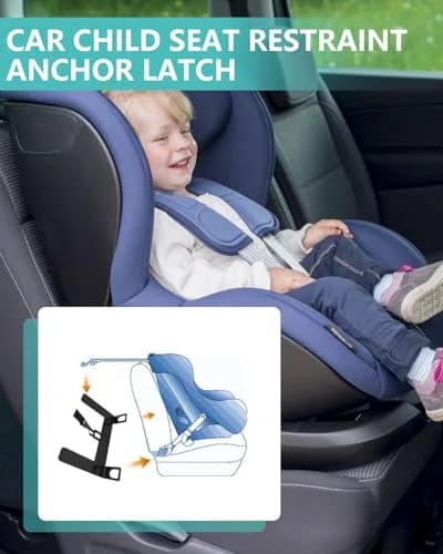NORTHYUN Car Seat Latch Anchor Child Safety Seat Tether Kit | Universal ISOFIX Adapter for Older Vehicles thumbnail 9