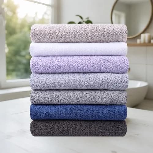 Everplush Diamond Collection Extra Large Bath Towel Sheet – 2 PK, Super Soft & Highly Absorbent, Quick-Drying, Oversized & Thick thumbnail 6