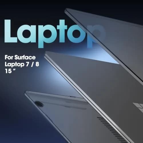 ProCase Black Hard Shell Case for 15 Inch Surface Laptop 8 2026 / Laptop 7 2024 | Lightweight & Vented thumbnail 4