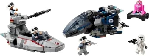 LEGO Star Wars Imperial Dropship vs. Rebel Scout Speeder 40755 | Buildable Toy Set for Kids 8+ thumbnail 2