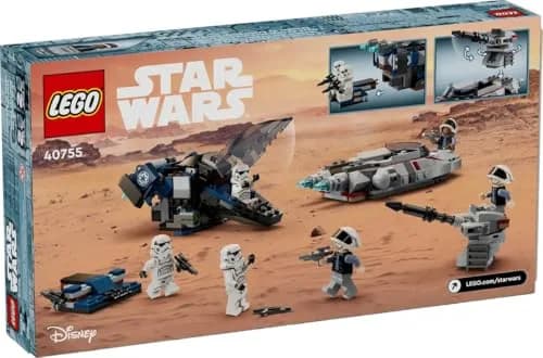 LEGO Star Wars Imperial Dropship vs. Rebel Scout Speeder 40755 | Buildable Toy Set for Kids 8+ thumbnail 3