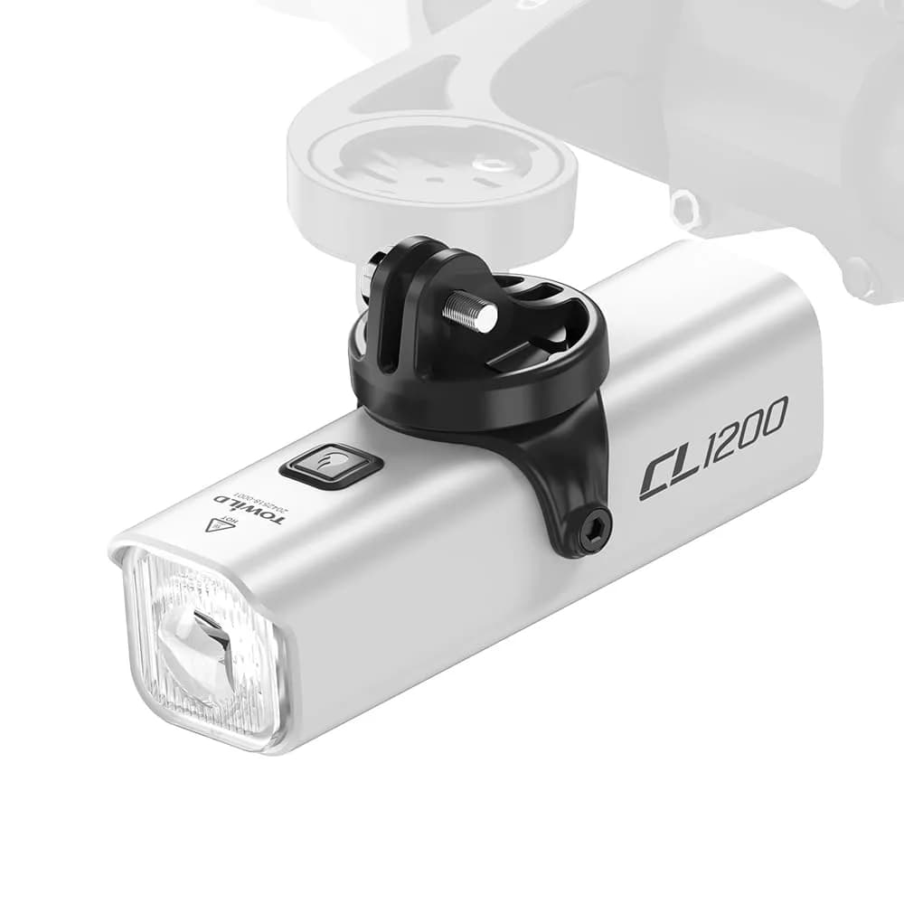 towild CL1200 Bike Light 1200 Lumens | Rechargeable Waterproof Headlight for Night Cycling