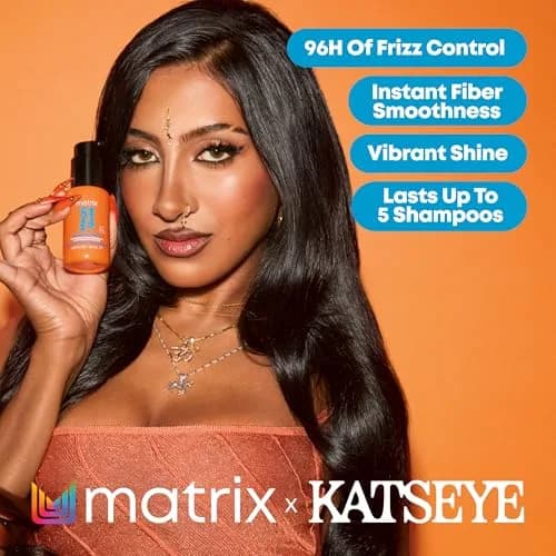Matrix Mega Sleek Topcoat Serum 1.7 Fl Oz | 96H Frizz Control & Heat Protection thumbnail 2