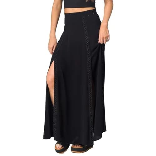REEF Women's Irina Maxi Skirt | Flowy Rayon, Crochet Trim, High Waist (70-120 chars) thumbnail 1
