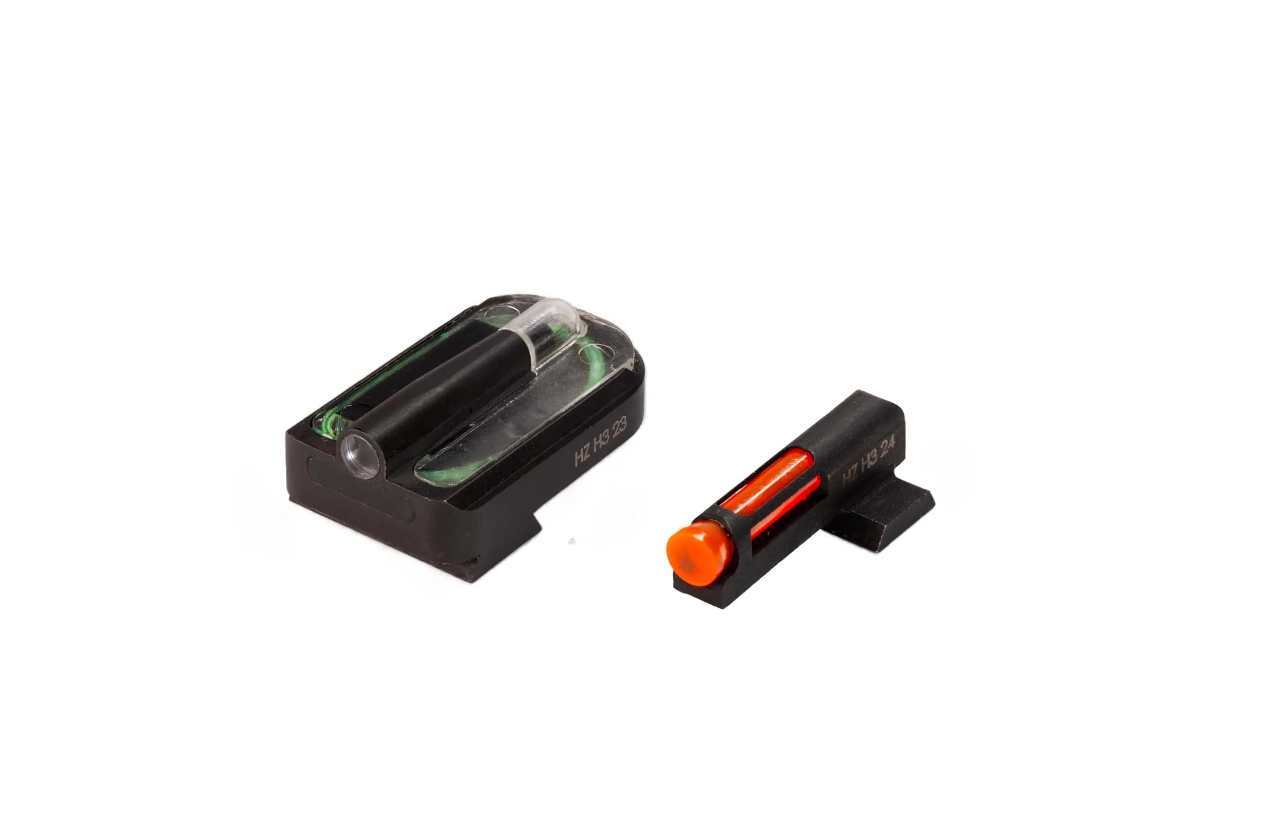 HIVIZ FastDot H3 Tritium Fiber-Optic Sight Set for Canik Mete | 24/7 Brightness, Steel Build, Low-Profile Fit