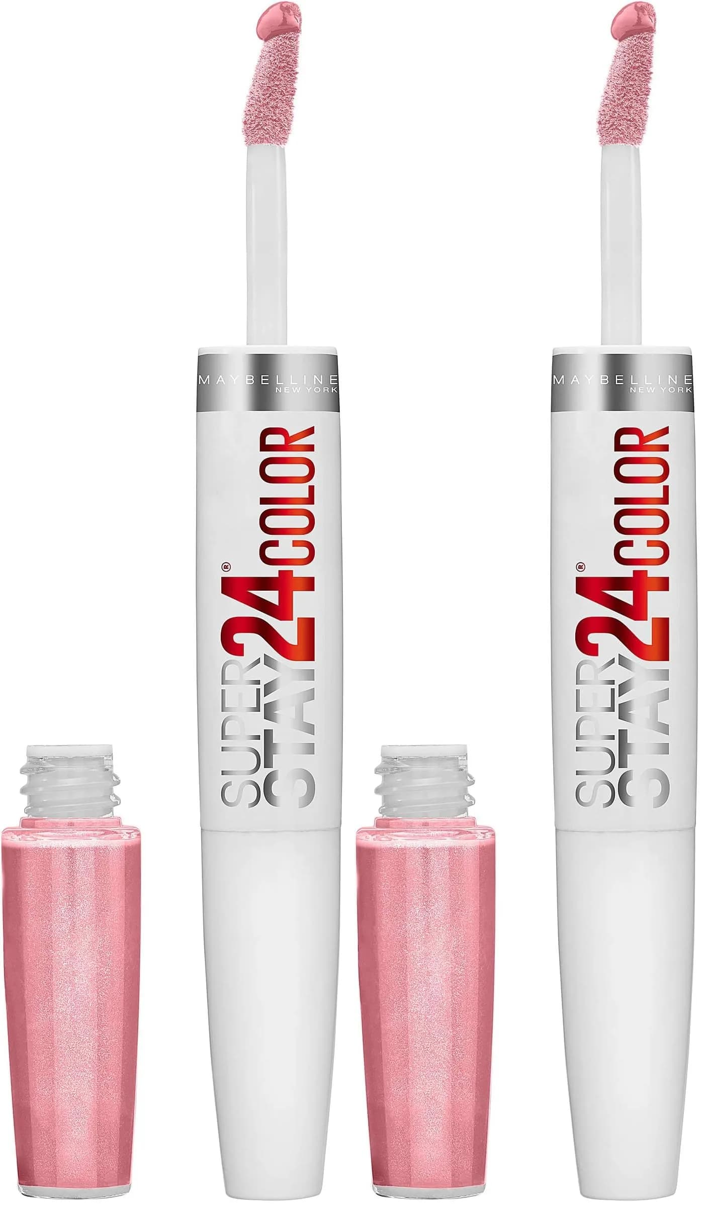 Maybelline Super Stay 24 Liquid Lipstick Makeup - So Pearly Pink, 2-Step Long-Lasting Color - main product image