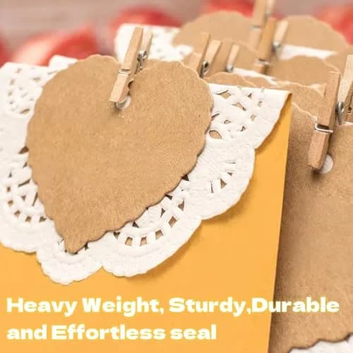 swesara Brown Kraft Coin Envelopes, Pack of 600 | Small Parts Envelope with Gummed Flap thumbnail 4