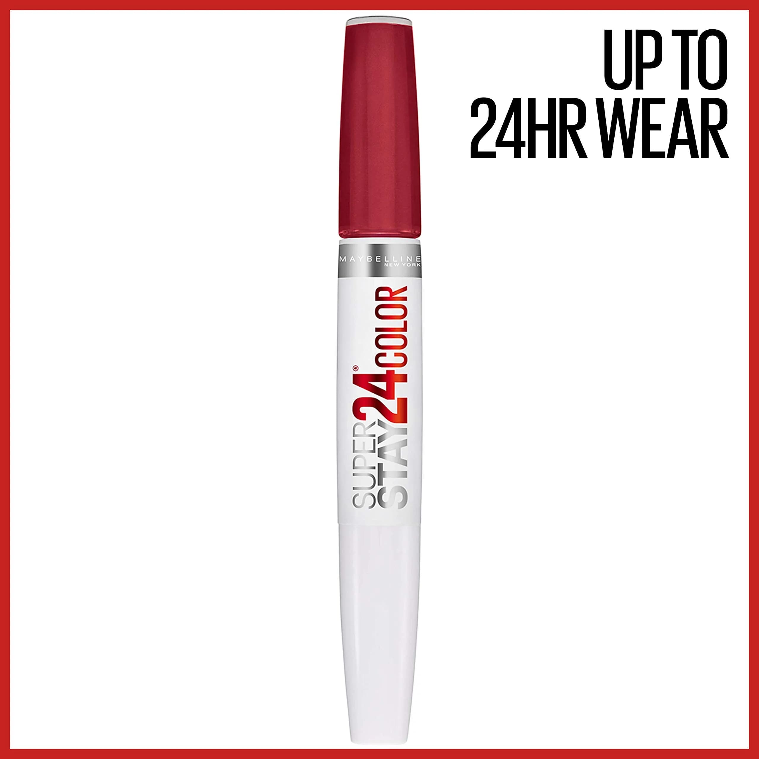 MAYBELLINE Super Stay 24 Keep Up The Flame Red Liquid Lipstick | 24-Hour Wear, Moisturizing Balm - view 2