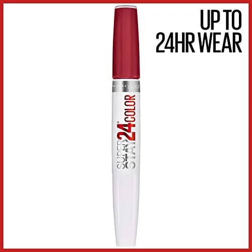 MAYBELLINE Super Stay 24 Keep Up The Flame Red Liquid Lipstick | 24-Hour Wear, Moisturizing Balm thumbnail 2