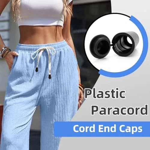CooBigo Plastic Paracord Cord Ends Caps 25 Pack | Cord Lock Replacement for Shoelaces & Clothing thumbnail 5