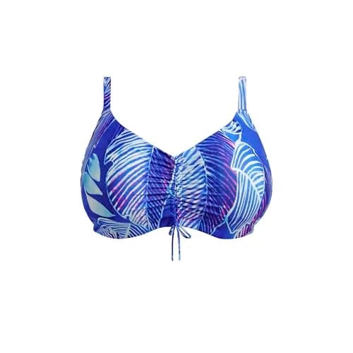 Elomi Swim Maluku Island Underwire Bralette Bikini Top | Abstract Botanical Design, Adjustable Fit, Nylon Blend thumbnail 3