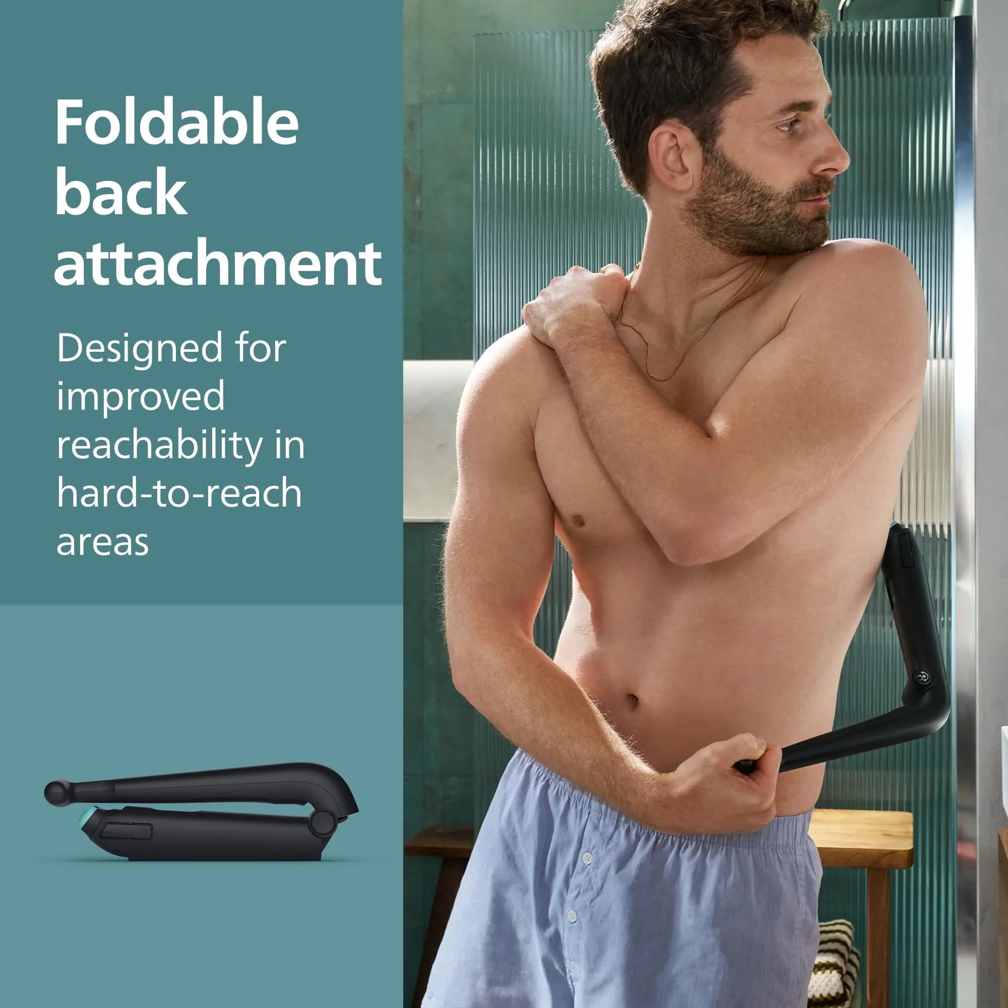 Philips Norelco Body Groomer 7000 Series BG7490/50 | Waterproof Men's Full Body Groomer with Travel Case, 120 Min Runtime - view 7