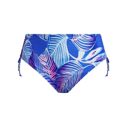 Elomi Swim Maluku Island Adjustable Bikini Brief | Full Coverage, High Rise, Atlantic Blue, Size 22 thumbnail 3