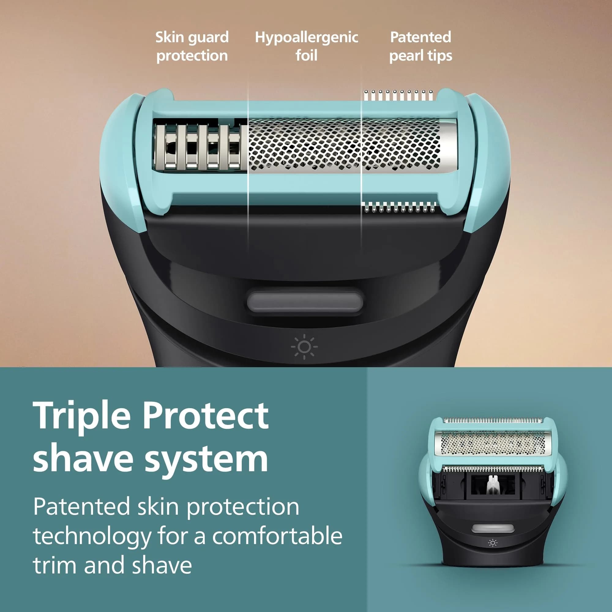 Philips Norelco Replacement Foil for Body Groomer BG2010/40 | Triple Protect Shave System - view 4
