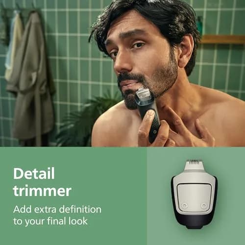 Philips Norelco All-in-One 3000 Beard Trimmer 16mm (0.63in) | 13-in-1 Grooming Kit with Steel Blades thumbnail 5