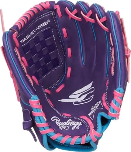 Rawlings Sure Catch Youth Series Softball Glove 11" (28cm) Left Hand Throw | Easy Close for Young Players thumbnail 3