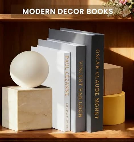 hongqu us Aesthetic Decorative Books Set of 3 Linen Fake Book Storage Box 20 cm (8 x 5 x 2 inches) | Realistic Elegance for Home Decor thumbnail 5