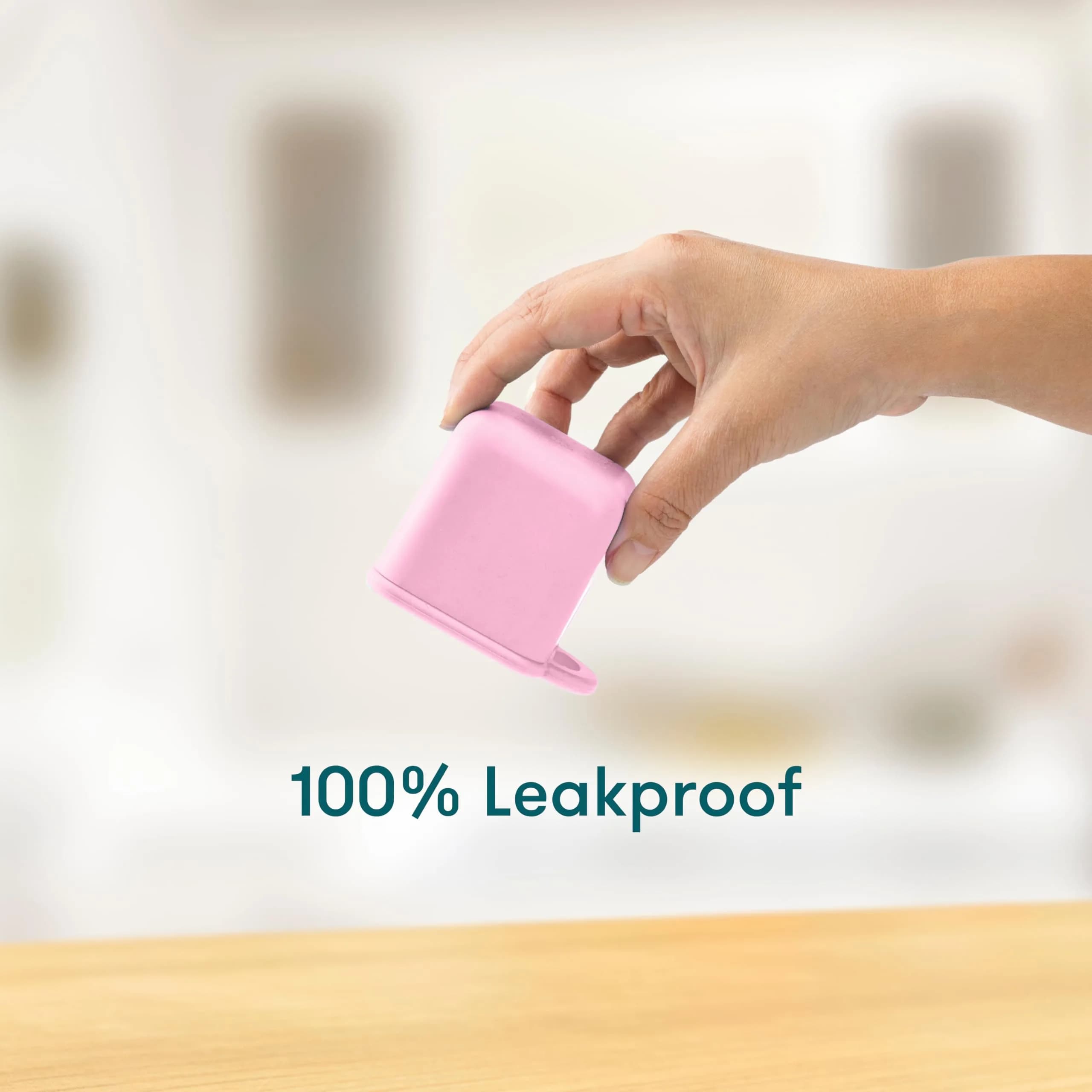 Omie OmieBox Leakproof Dip Containers 2 Pack Pink/Purple | 118ml (4 fl oz) Airtight Silicone - view 4
