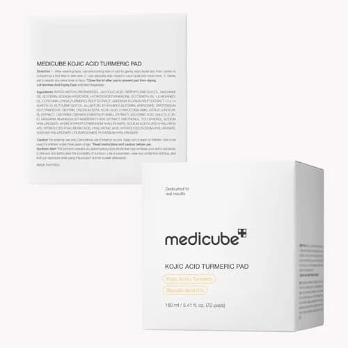 medicube Kojic Acid Turmeric Clarifying Toner Pads 160ml (5.41 Fl Oz) | For Troubled Skin & Post-Spot Care thumbnail 7