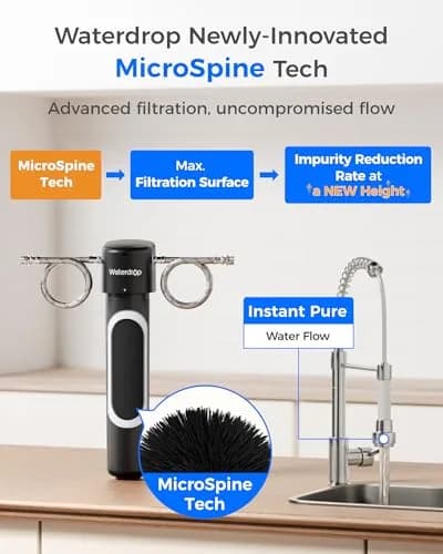 Waterdrop 15UA-PF Under Sink Water Filter System 1000 Gallons | Reduces 80+ Impurities, PFAS, Fluoride thumbnail 6