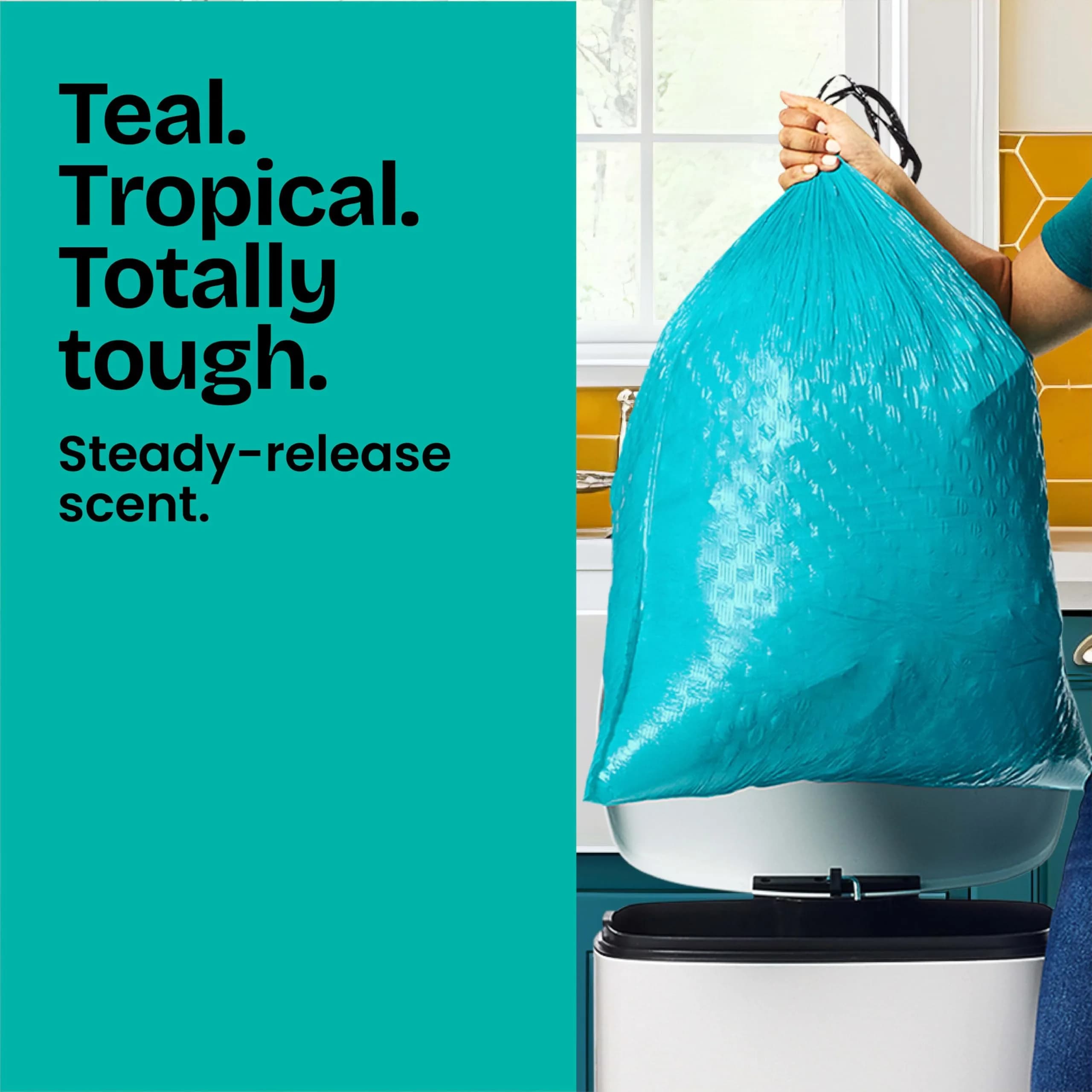 Glad Tall Kitchen Trash Bags 13 Gallon, MaxStrength Drawstring | Strong Bags for Indian Homes - view 3