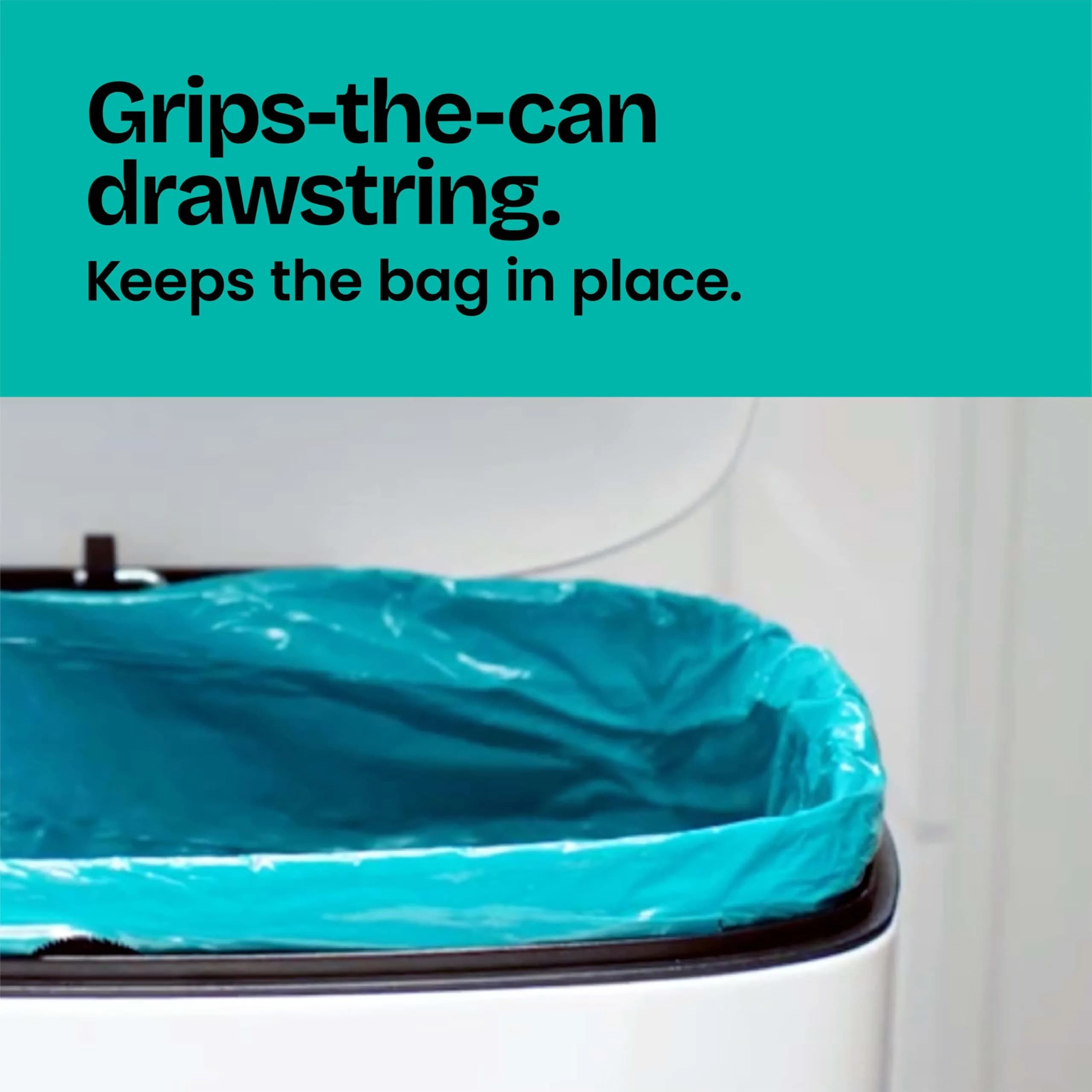 Glad Tall Kitchen Trash Bags 13 Gallon, MaxStrength Drawstring | Strong Bags for Indian Homes - view 7