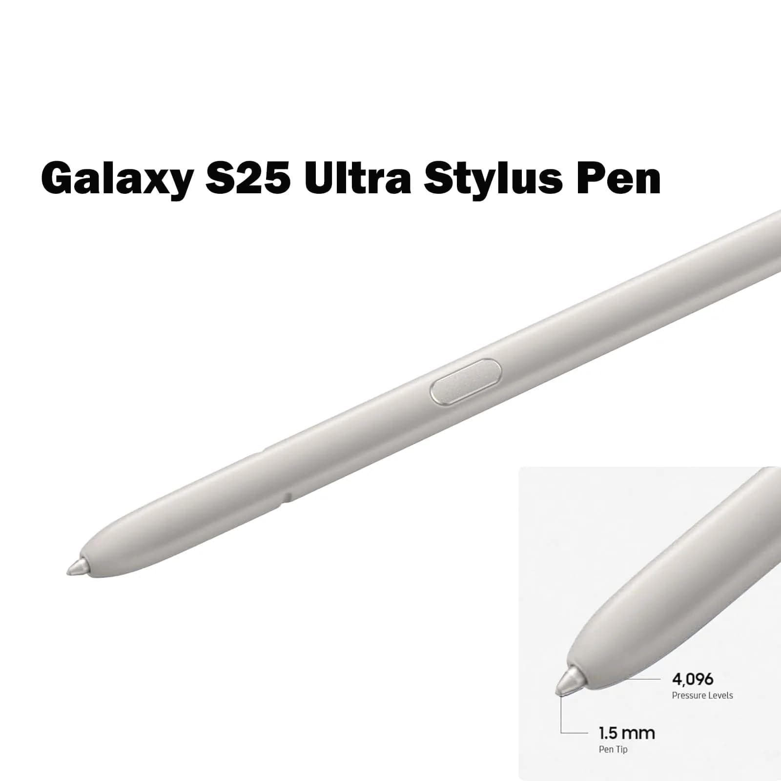 Peixiong Galaxy S25 Ultra S Pen Stylus for Samsung Galaxy S25 Ultra 5G (Black, 1-Pack) - view 3