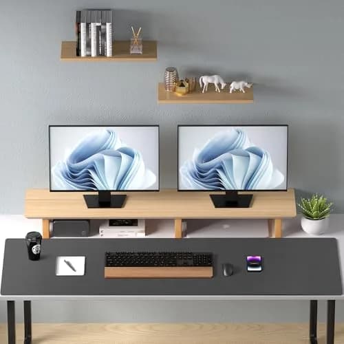 Aothia Faux Leather Desk Mat 119 cm x 60 cm (47.2" x 23.6") | Smooth PU Leather Writing Surface for Office and Home thumbnail 9