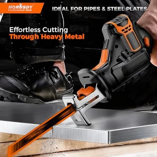 HORUSDY 9-Inch 14TPI Bi-Metal Reciprocating Saw Blades (6-Pack, 22.86 cm) | Heavy-Duty Metal Cutting thumbnail 6