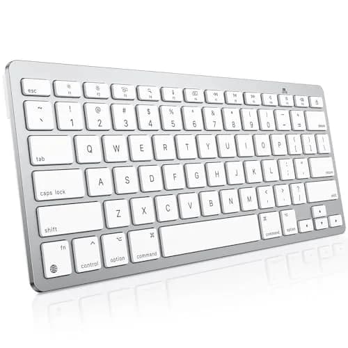 OMOTON Wireless Keyboard for Mac, Bluetooth Stable, No Numpad, Travel Size | Compact, Ergonomic, Mac-Compatible thumbnail 1