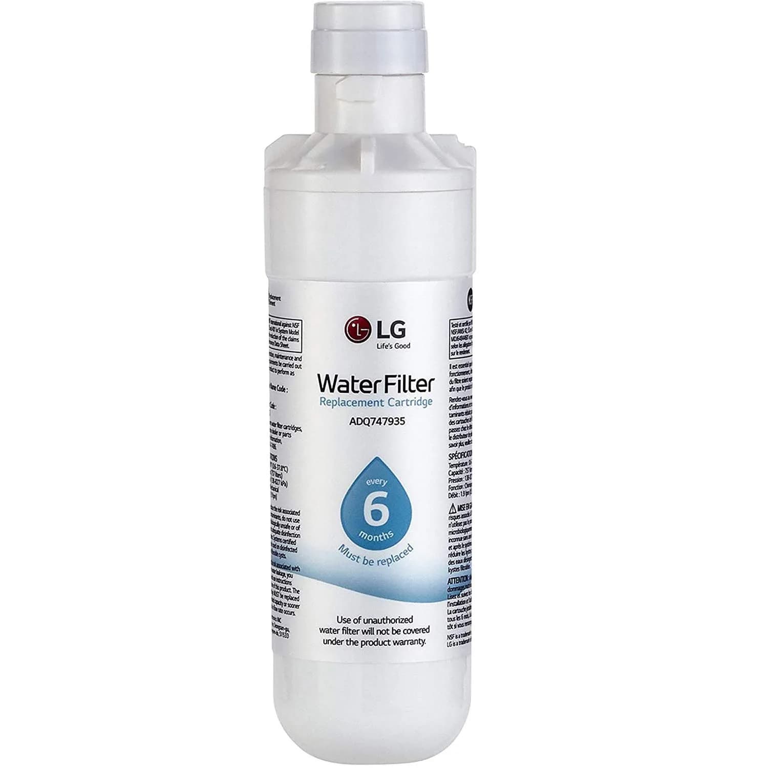 LG LT1000P Refrigerator Water Filter 6-Month/200-Gallon Capacity - view 2