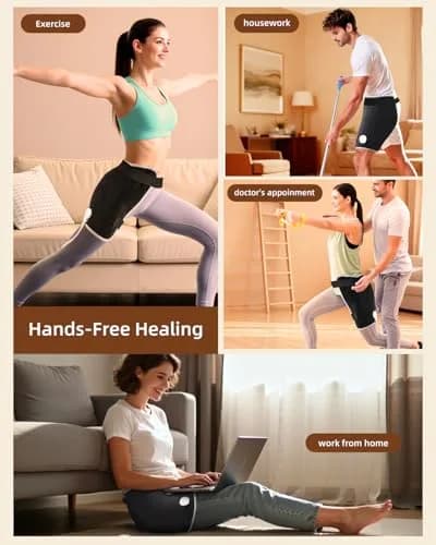 AASSOO Graphene Hip Heating Pad for Sciatica Pain Relief 18.5" x 16" | Fast Heating & Auto-Off thumbnail 8