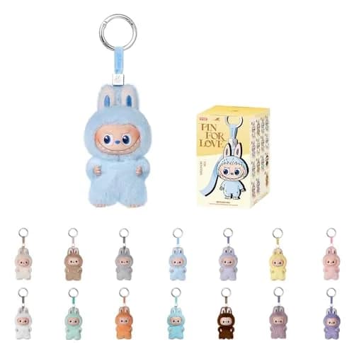 POP MART THE MONSTER PIN FOR LOVE SERIES Blind Box 10.7 cm (4.13 inches) | Collectible Vinyl Plush Pendant Toy thumbnail 1